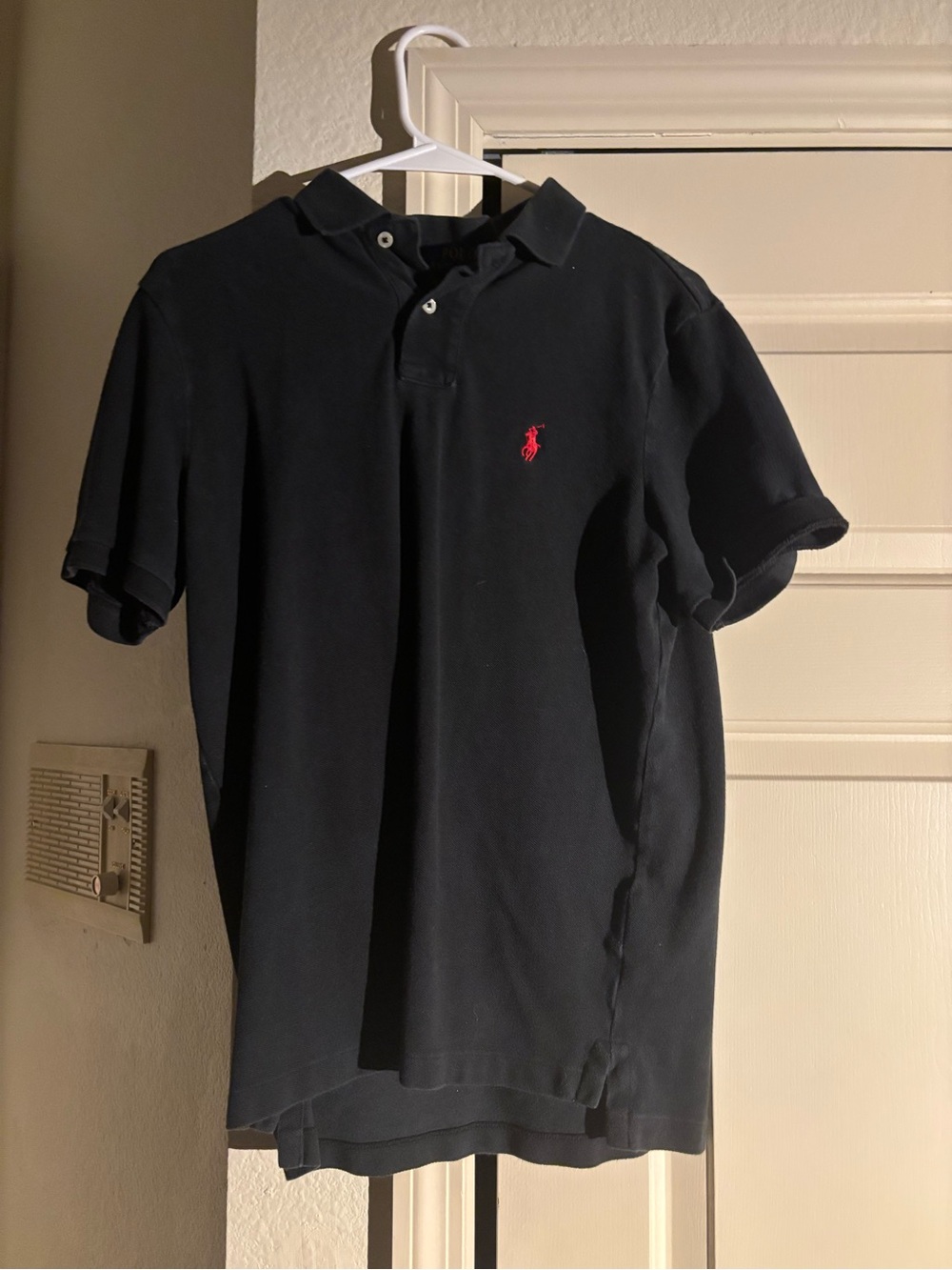 Polo by Ralph Lauren Black Polo with Red Pony Logo